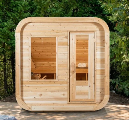 220V Sauna a tensione a vapore Ozone Sauna a vapore con generatore di ozono Hemlock Red Cedar 0-99 MIN Timer