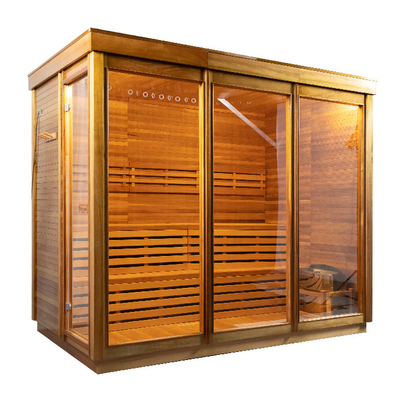 Moderno 220V 6KW stufa riscaldatore Sauna a vapore Con luce a LED 0-99 MIN Tempo Temperatura 15~90.C