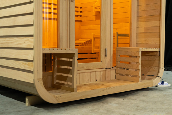 220V Sauna a tensione a vapore Ozone Sauna a vapore con generatore di ozono Hemlock Red Cedar 0-99 MIN Timer