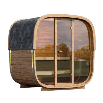 Sauna asciutta all'aperto per il rilassamento Salute Fitness Sistema audio Bluetooth Capacità 5-6 persone