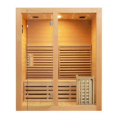Sauna all'aperto e bagno turco della cicuta di saune canadesi dell'ozono per il centro della STAZIONE TERMALE