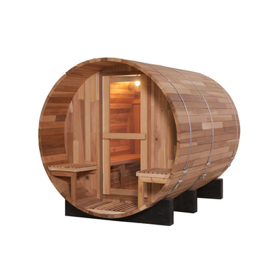 Legno Cedar Outdoor Sauna Room di sauna del barilotto della persona di sanità 4 della famiglia