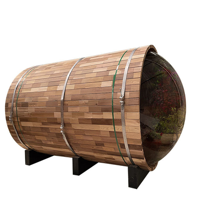 Bagno turco rosso canadese di sauna del barilotto della persona di Cedar Wood 6 per il giardino