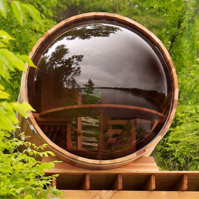 Bagno turco rosso canadese di sauna del barilotto della persona di Cedar Wood 6 per il giardino
