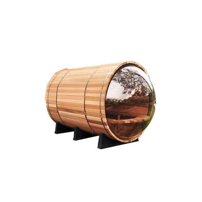 Giro panoramico Cedar Sauna della cicuta di sauna di legno canadese elettrica del barilotto