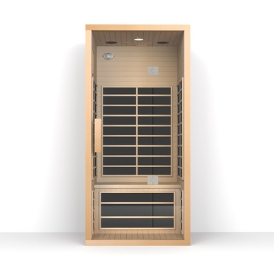 sauna infrarossa rossa di 1350W Cedar Sauna Room Indoor Far per la singola persona