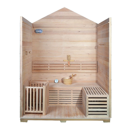 Legno asciutto di sauna di Cedar Modern Sauna Outdoor Wet della sequoia di 6 persone