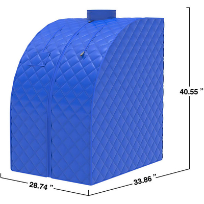 1050W che piega sauna portatile del vapore di Smartmak con il massaggio del piede