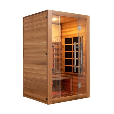 Gente rossa di Cedar Home Sauna Traditional Two di spettro completo