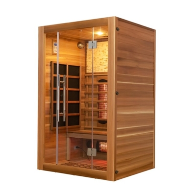 Gente rossa di Cedar Home Sauna Traditional Two di spettro completo