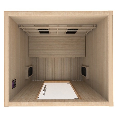 Stanza elettrica rossa di sauna di Cedar Wooden Pure Infrared Home per forma fisica del corpo
