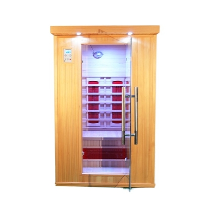 Stanza elettrica rossa di sauna di Cedar Wooden Pure Infrared Home per forma fisica del corpo