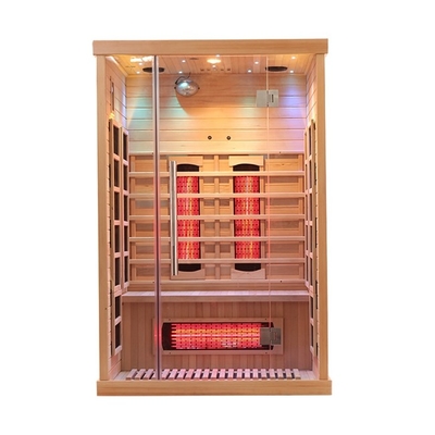 Sauna lontano infrarossa completa dell'interno del carbonio di spettro della famiglia per due persone