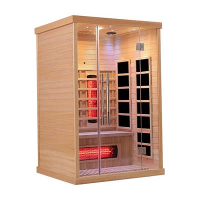 Sauna lontano infrarossa completa dell'interno del carbonio di spettro della famiglia per due persone
