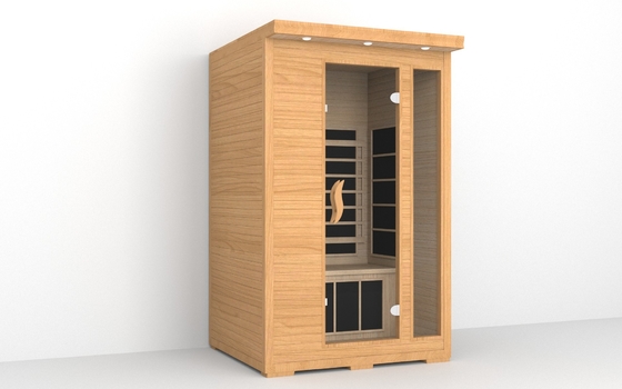 Sauna infrarossa della persona piena dell'interno di spettro 2 con la finestra di ventilazione