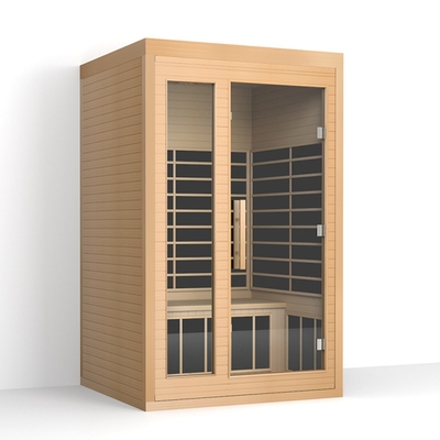 Cabina infrarossa di sauna della persona della cicuta 2 per dell'interno domestico