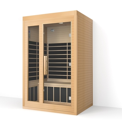 Cabina infrarossa di sauna della persona della cicuta 2 per dell'interno domestico