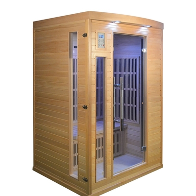 2 saune infrarosse asciutte di legno della casa di sauna della persona 1750w dell'interno