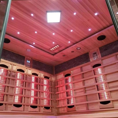 Persona bagnata di sauna 4 della casa di sauna del vapore di infrarosso della cicuta di Smartmak per disintossicazione