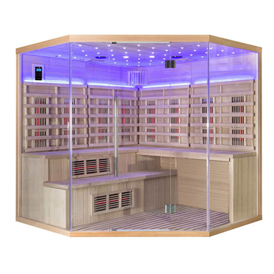Persona bagnata di sauna 4 della casa di sauna del vapore di infrarosso della cicuta di Smartmak per disintossicazione