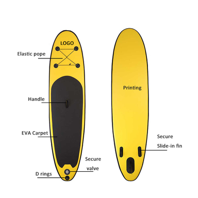 bordo di pagaia gonfiabile del Sup di esplosione di 10cm per la concorrenza di yoga di turismo della spuma